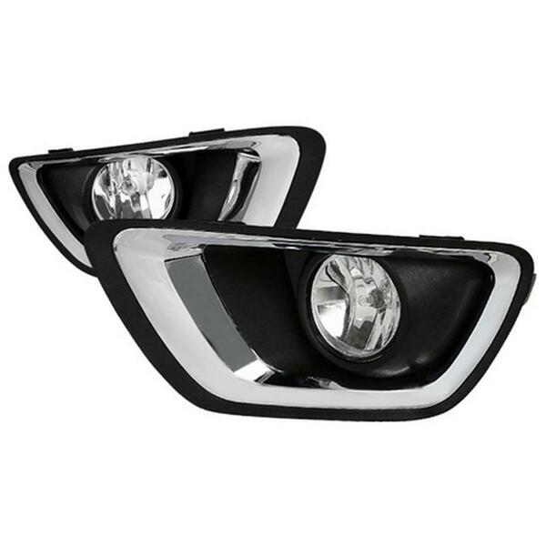 Overtime Clear Fog Lights without Wiring Kit for 15 to Up Chevrolet Colorado, 6.5 x 15 x 14 in. OV126137